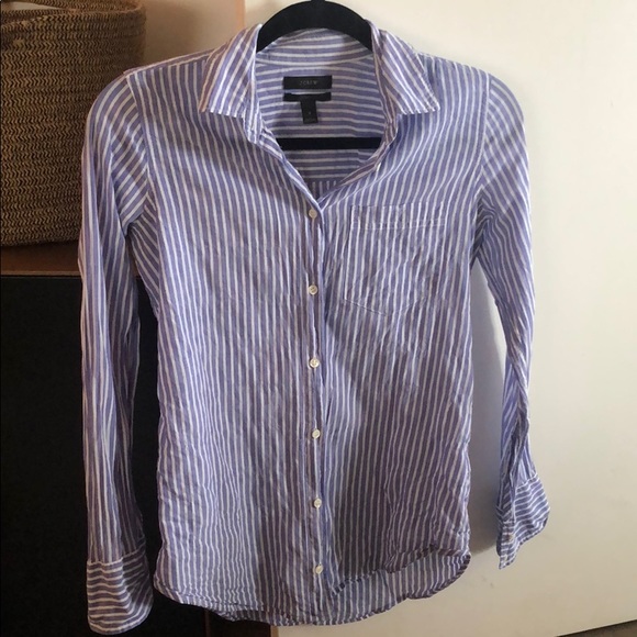 J.Crew Women’s Classic Fit Boy Shirt - Picture 1 of 3